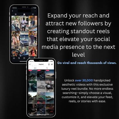 15.000+ Viral Luxury Rich Lifestyle Videos Reels | MRR PLR |