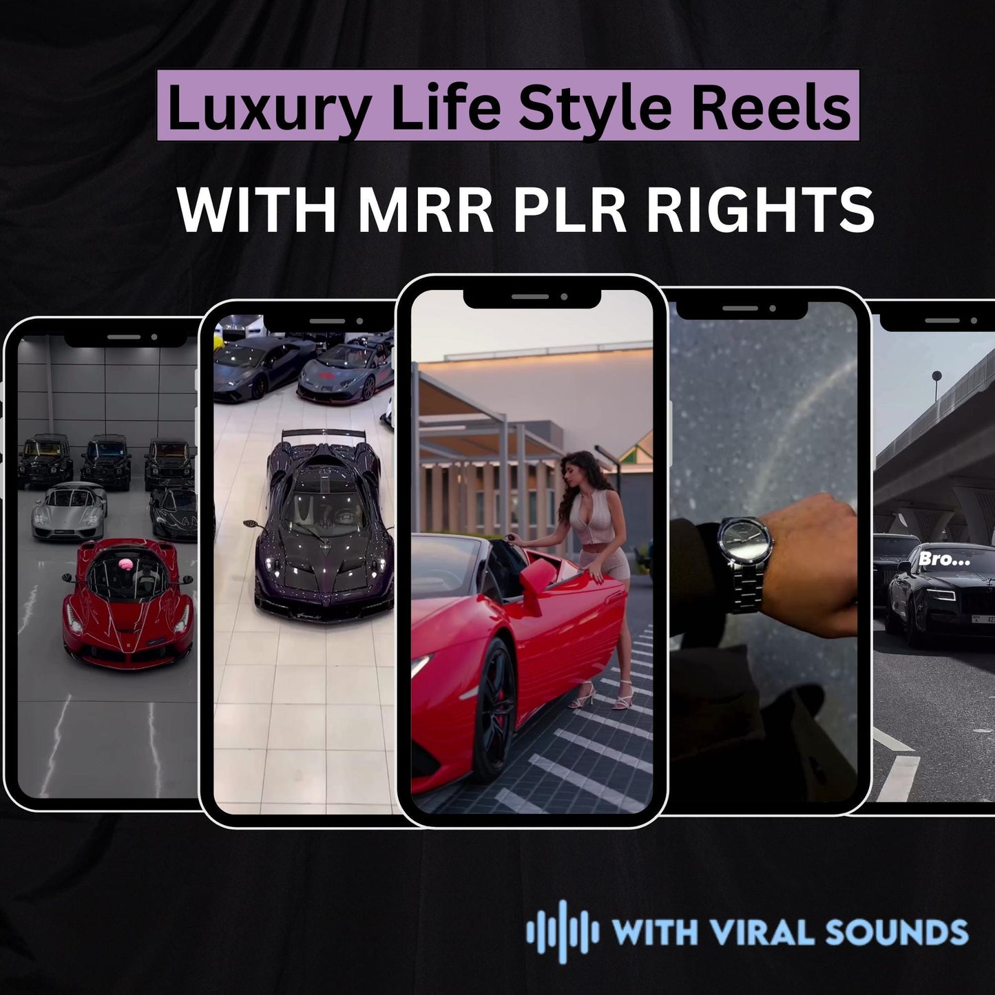 20.000+ Viral Luxury Rich Lifestyle Videos Reels | MRR PLR |