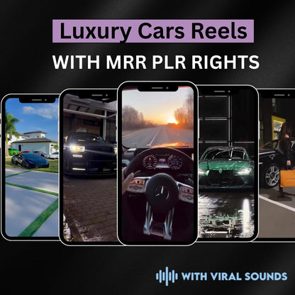 4500+ Viral Luxury Lifestyle Reels 2025 | MRR/PLR, High Quality |