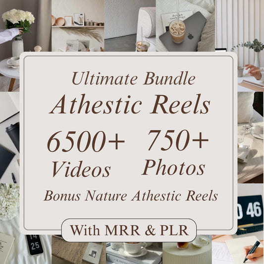 6500+ Faceless Video Reels Bundle | PLR MRR Resell Rights |